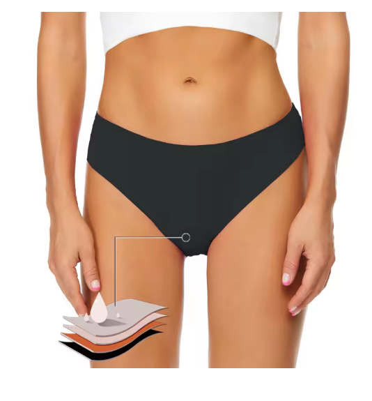 Teenagers Seamless Swimwear Menstrual Panties 4-Layer Leakproof Gilrs Bikini Fast Absorption Summer Beachwear Period Swimsuits