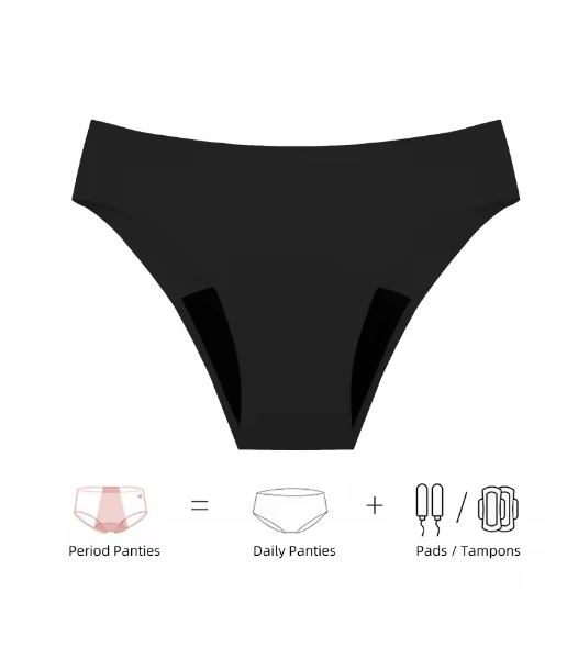 Teenagers Seamless Swimwear Menstrual Panties 4-Layer Leakproof Gilrs Bikini Fast Absorption Summer Beachwear Period Swimsuits