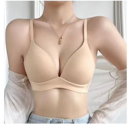 Large Size Seamless Lingerie for Women Thin and Sexy Bra Comfortable Top Up Push-up Anti Sagging Sports Breast Collection Bras