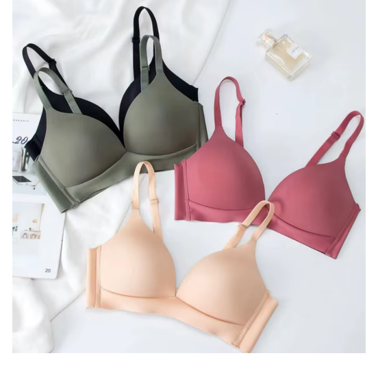 Large Size Seamless Lingerie for Women Thin and Sexy Bra Comfortable Top Up Push-up Anti Sagging Sports Breast Collection Bras